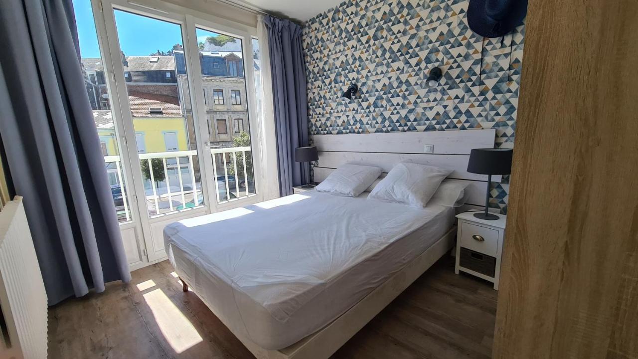 Le Tréport Residence Du Bord De Mer 9 Appartements Avec Une Vraie Vue Mer מראה חיצוני תמונה