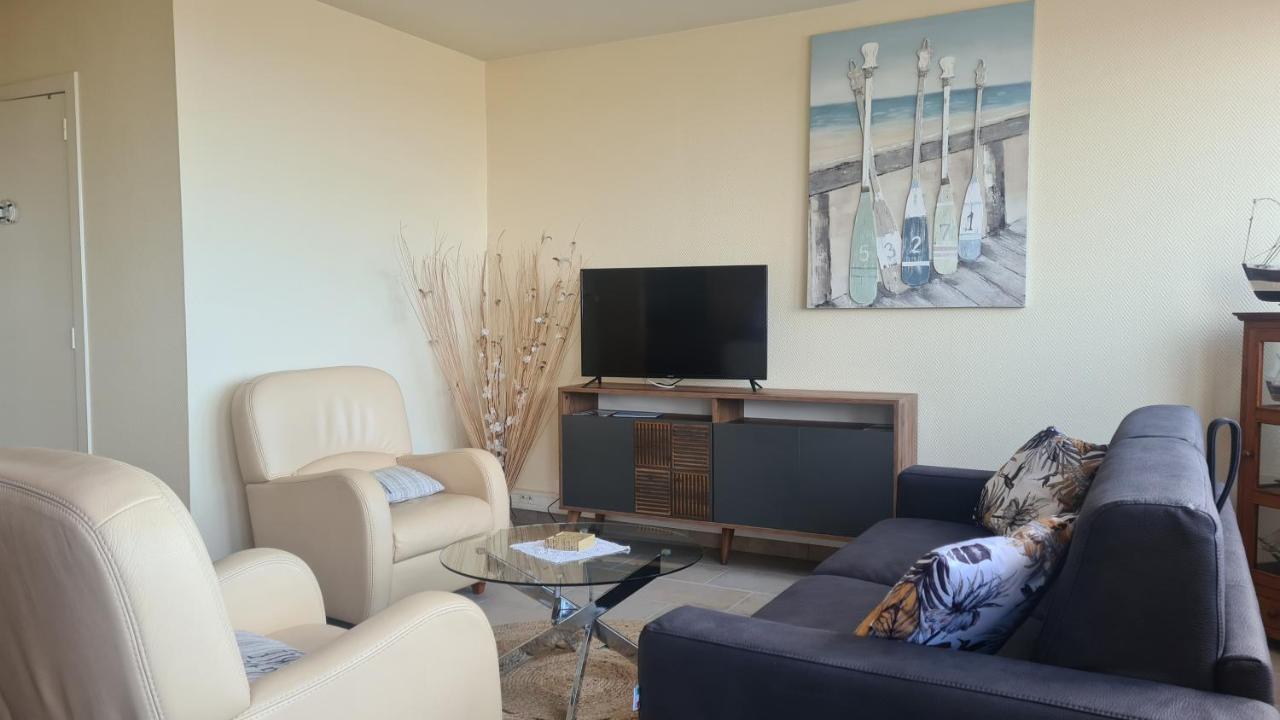 Le Tréport Residence Du Bord De Mer 9 Appartements Avec Une Vraie Vue Mer מראה חיצוני תמונה