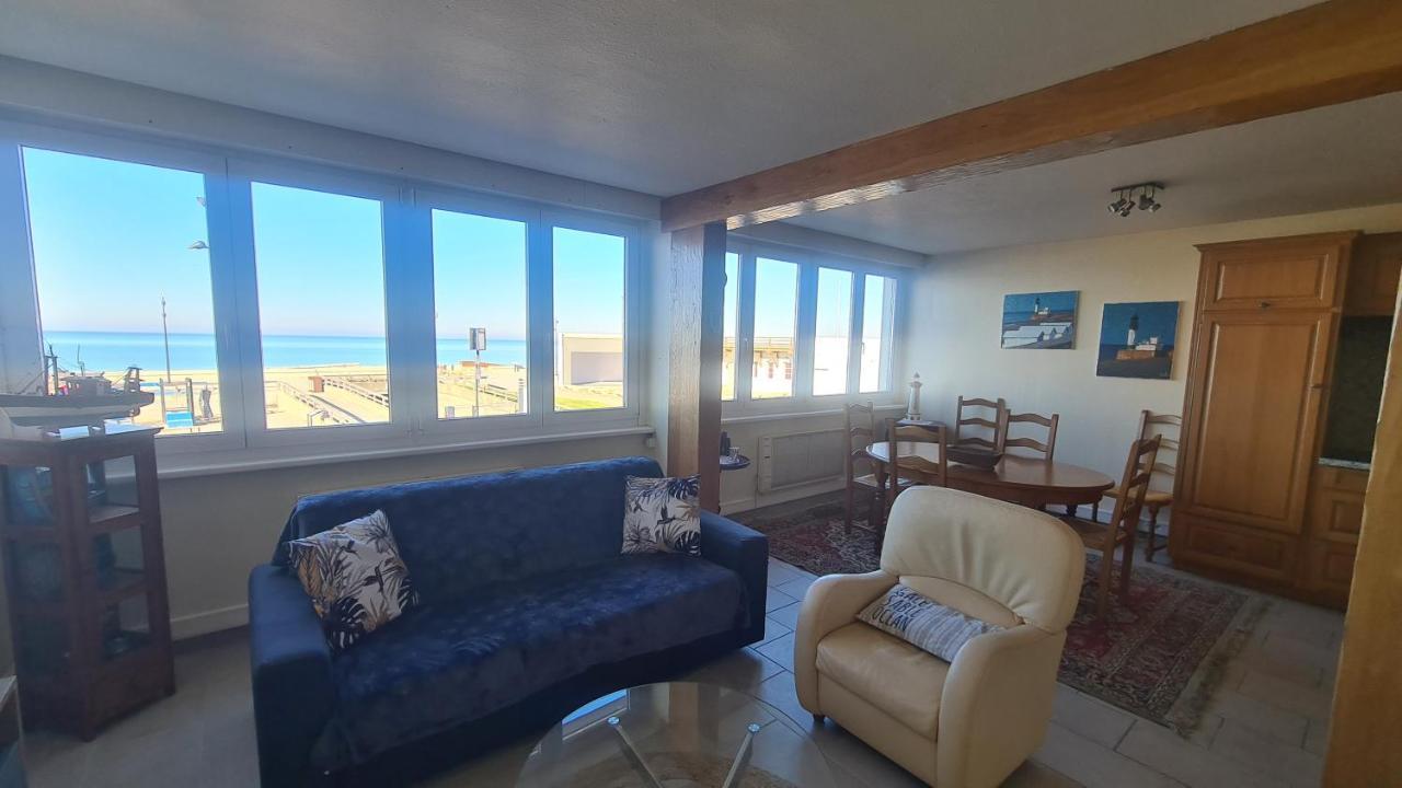 Le Tréport Residence Du Bord De Mer 9 Appartements Avec Une Vraie Vue Mer מראה חיצוני תמונה