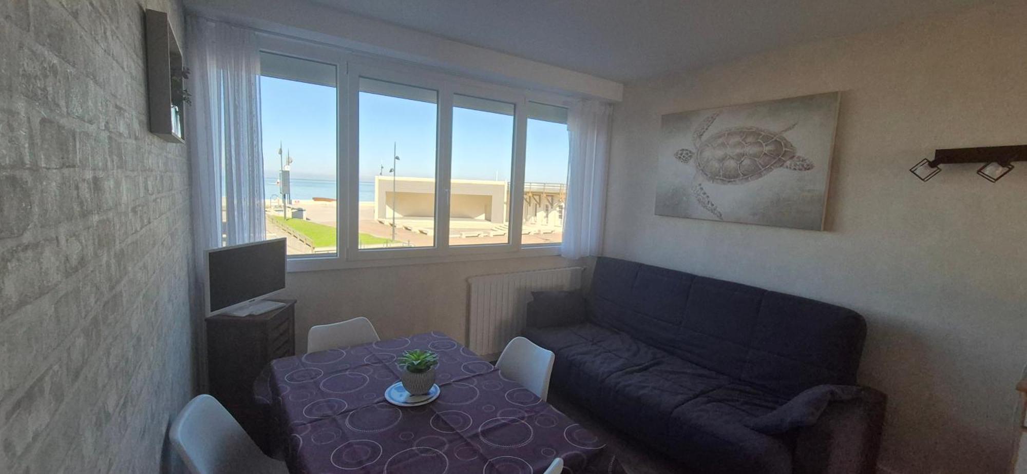 Le Tréport Residence Du Bord De Mer 9 Appartements Avec Une Vraie Vue Mer מראה חיצוני תמונה